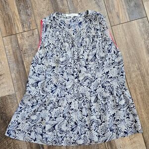 Floral Sleeveless Blouse